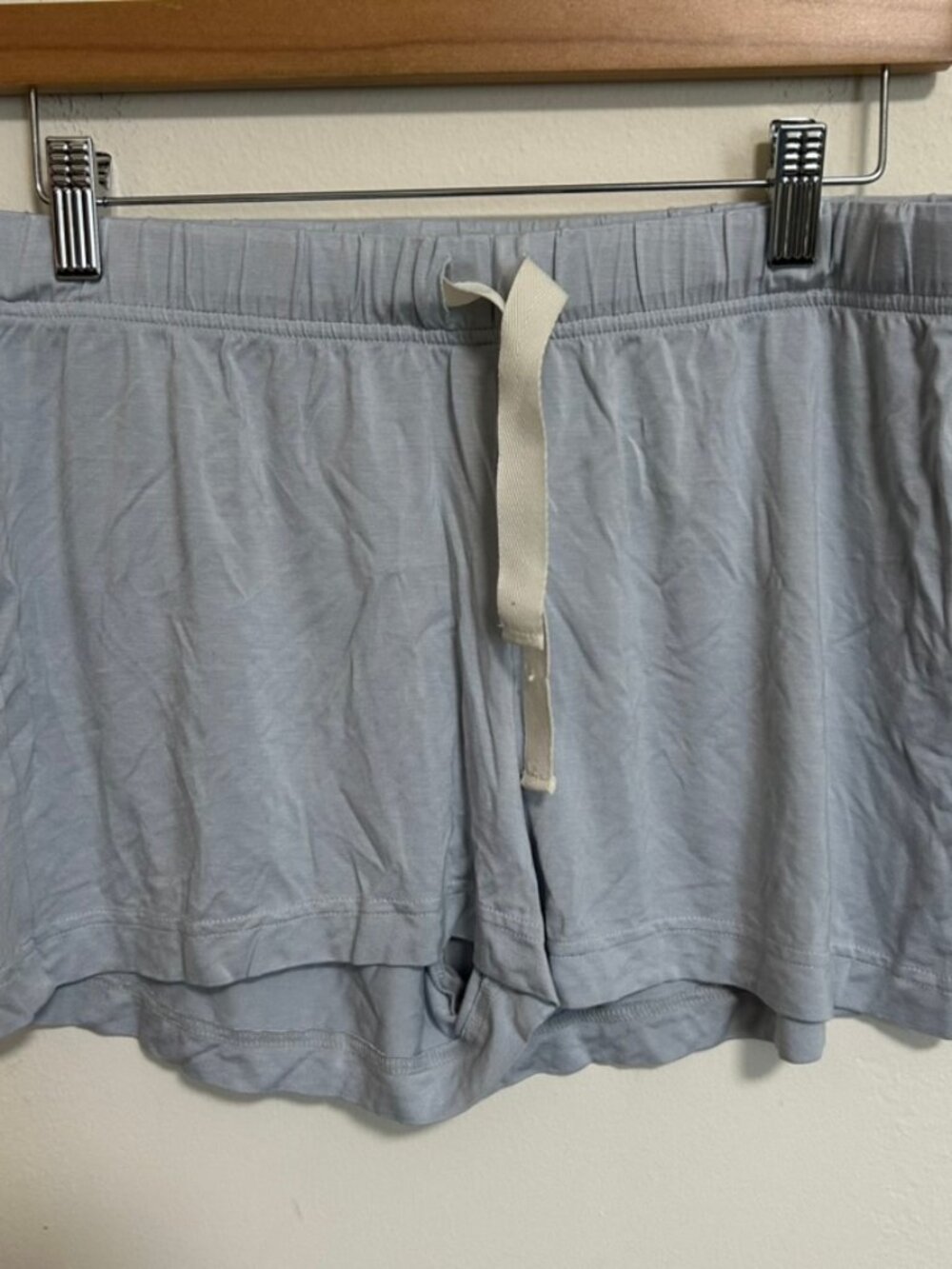 Boody Bamboo Light Blue Goodnight Sleep Short Size Small Like New Viscose Blend